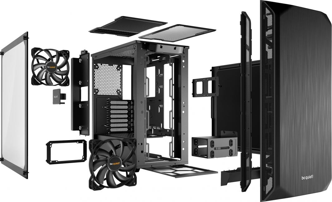 Kasë kompjuterike Be quiet! (BGW34) Pure Base 500, e zezë