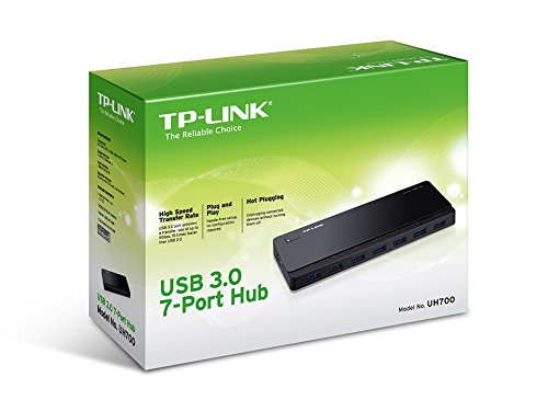 Hub USB TP-Link UH700, 7 porta, USB 3.0, i zi
