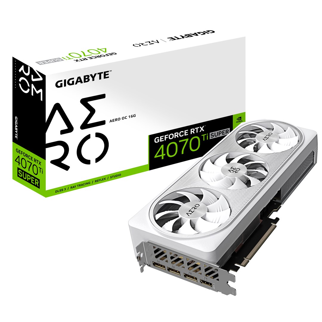Kartelë grafike Gigabyte GeForce RTX 4070 Ti SUPER Aero OC 16GB GDDR6X