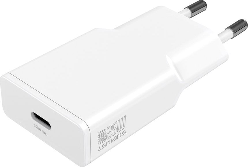 Karikues 4smarts PDPlug Slim, 25W GaN, 1x USB C, i bardhë