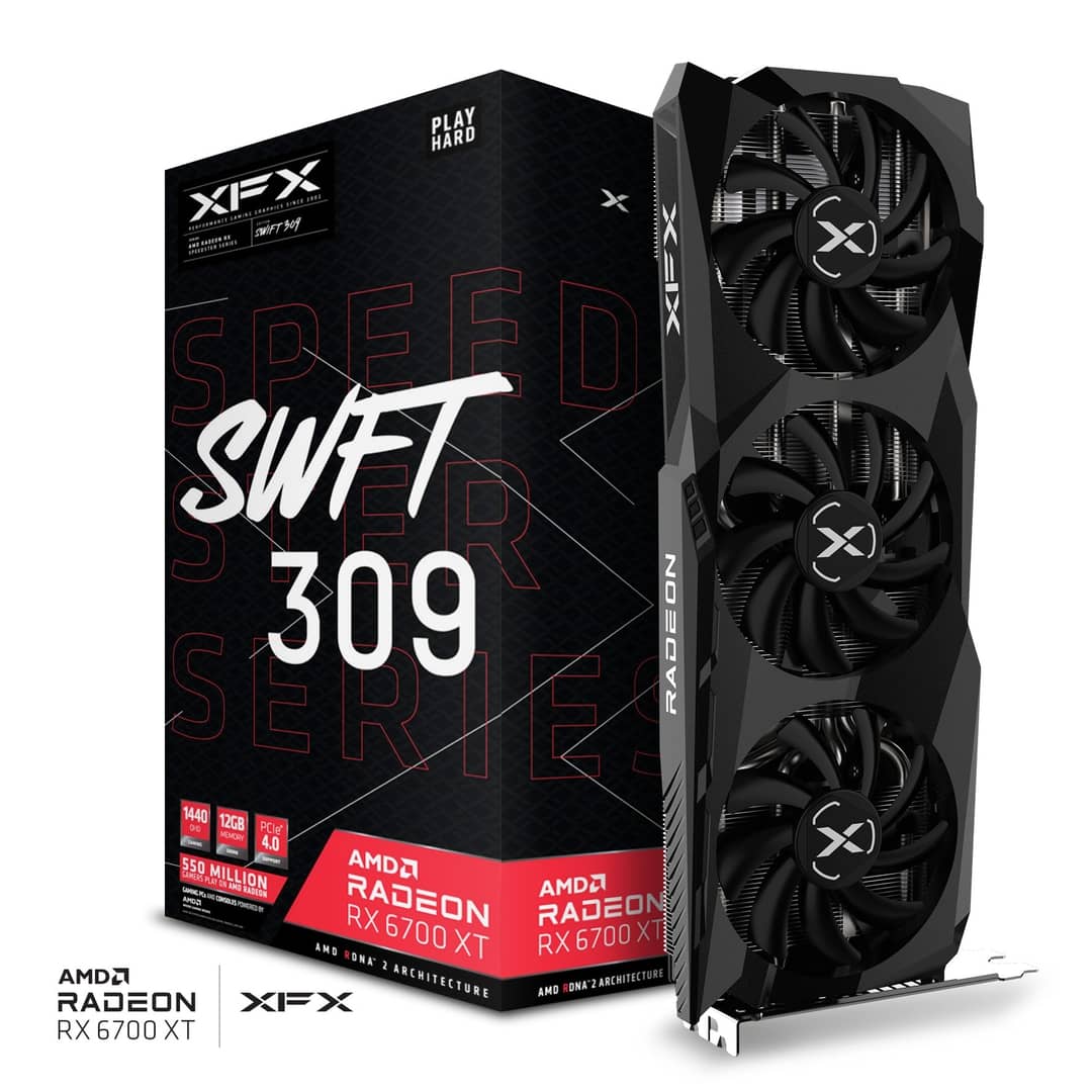 Kartelë grafike XFX Radeon RX 6700 XT SWFT 309 Gaming 12GB