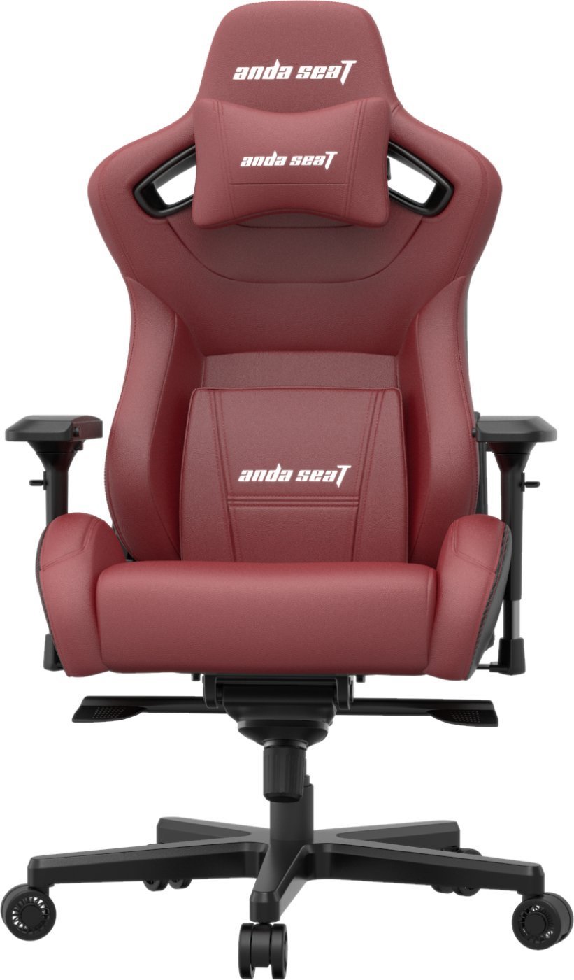 Karrige gaming Andaseat Kaiser Premium, ergonomike, e zezë e bordo