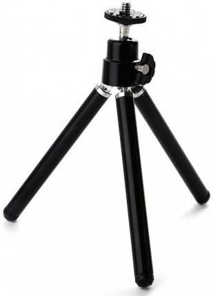 Selfie tripod Techly universal, për smartphone dhe kamera, portabël, i zi
