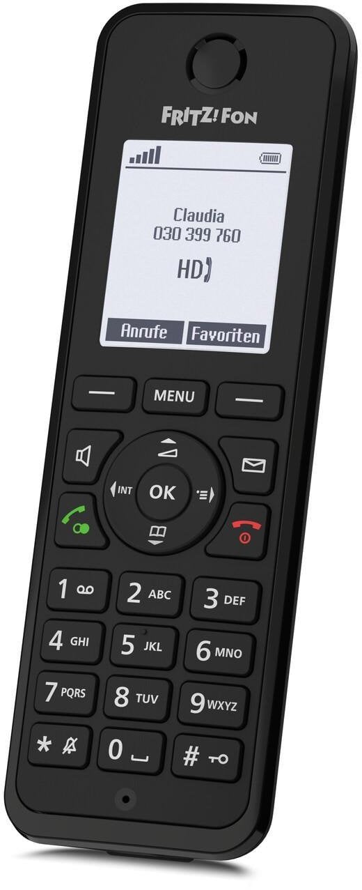Telefoni pa tel AVM FRITZFon M3, DECT, aparat shtesë, i zi