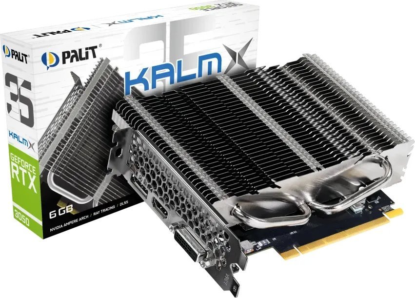 Kartelë grafike Palit GeForce RTX 3050 KalmX 6GB GDDR6
