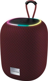 Altoparlant portativ Canyon BSP-8, Bluetooth, ndriçim RGB, i kuq