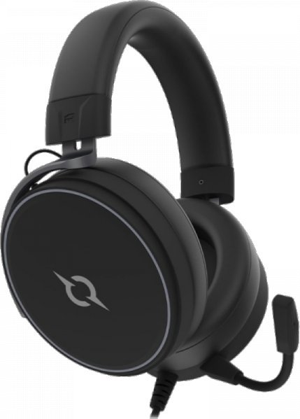 Kufje me kabllo Aqirys Sagitta 7.1 VS, surround virtual 7.1, me mikrofon, të zeza