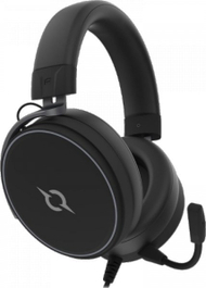 Слушалки со кабел Aqirys Sagitta 7.1 VS, виртуелен surround 7.1, со микрофон, црни