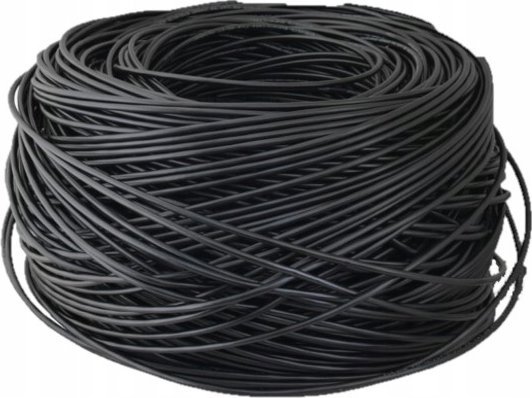 Kabllo rrjeti PU-NC301 Cat 5e, U UTP, 24AWG, 305m, e zezë