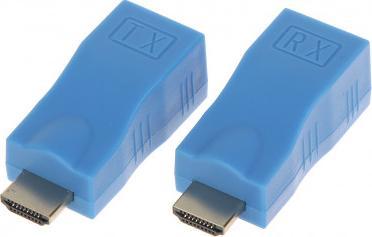 Extender HDMI AV Signal Transmission System HDMI-EX-30-ECO, deri 30m, CAT.5e CAT.6, i zi