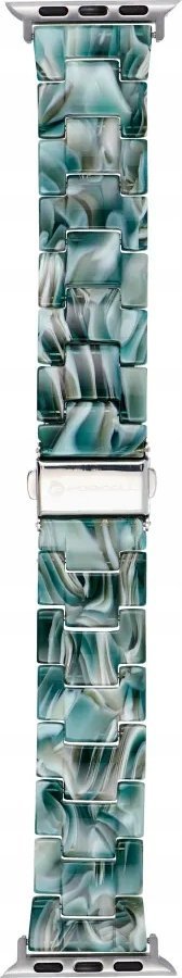 Rrip dore Forcell F Design FA04 Resin Marble, për Apple Watch 38 40 41, rezinë plastike, çelik inox