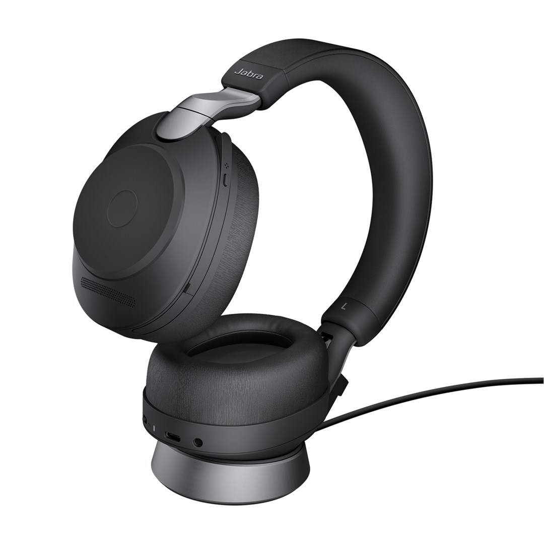 Kufje Jabra Evolve2 85, Link380c UC Stereo, Bluetooth, USB, të zeza