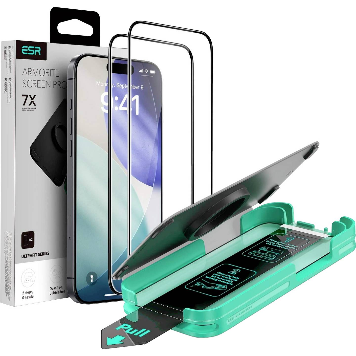 Mbrojtëse ekrani ESR Armorite Pro për iPhone 17 Pro, 2 copë