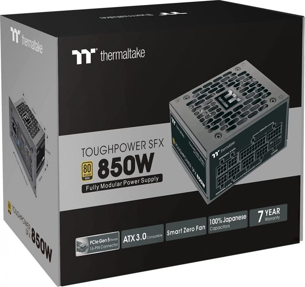 Burim energjie Thermaltake ToughPower SFX Gold PS-STP-0850FNFAGE-1 SFX ATX 3.0, 850W