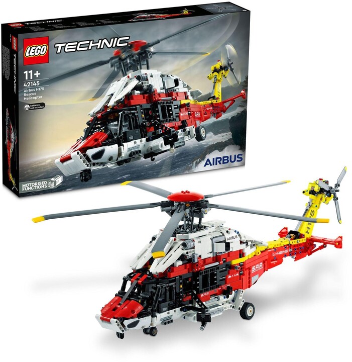 Set LEGO® Technic 42145 Airbus H175 Rescue Helicopter, 2001 pjesë