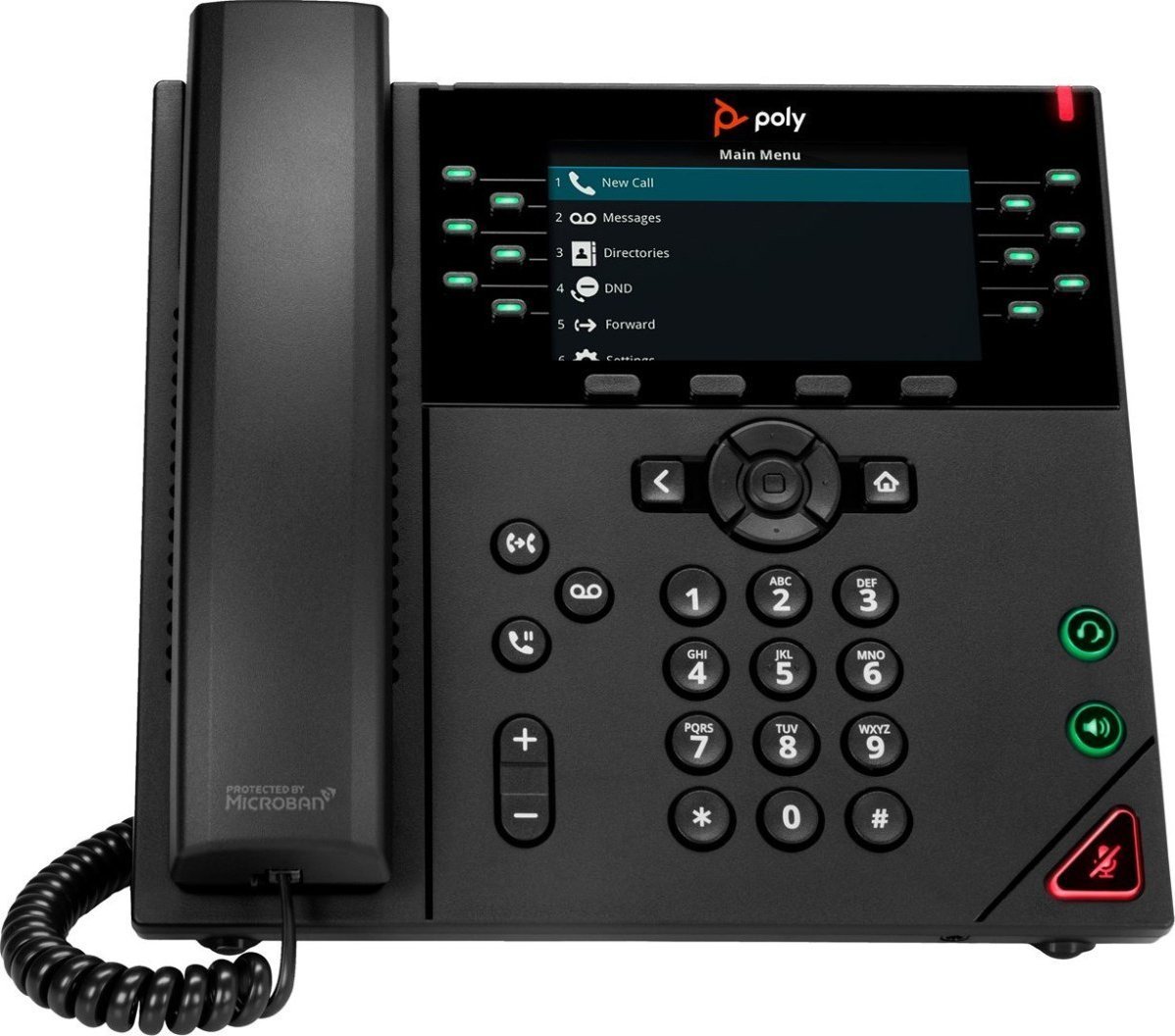Telefoni IP HP Poly VVX 450, 12 linja, PoE, gri