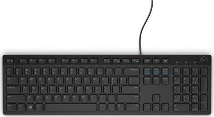 Tastierë Dell Keyboard, me kabllo, Nordic, e zezë