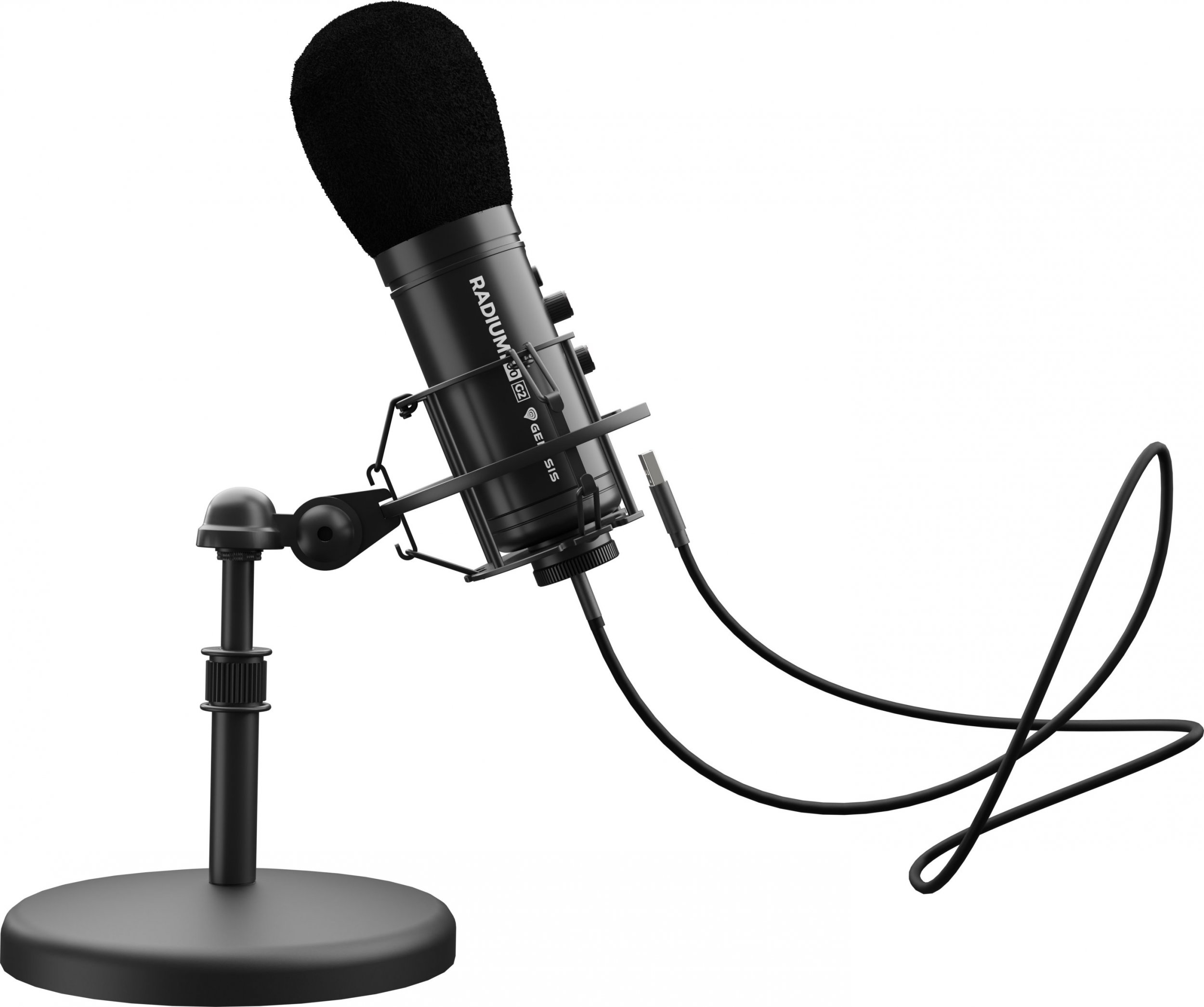 Mikrofon Genesis Radium 600 G2, kondensator studio, USB C, i zi
