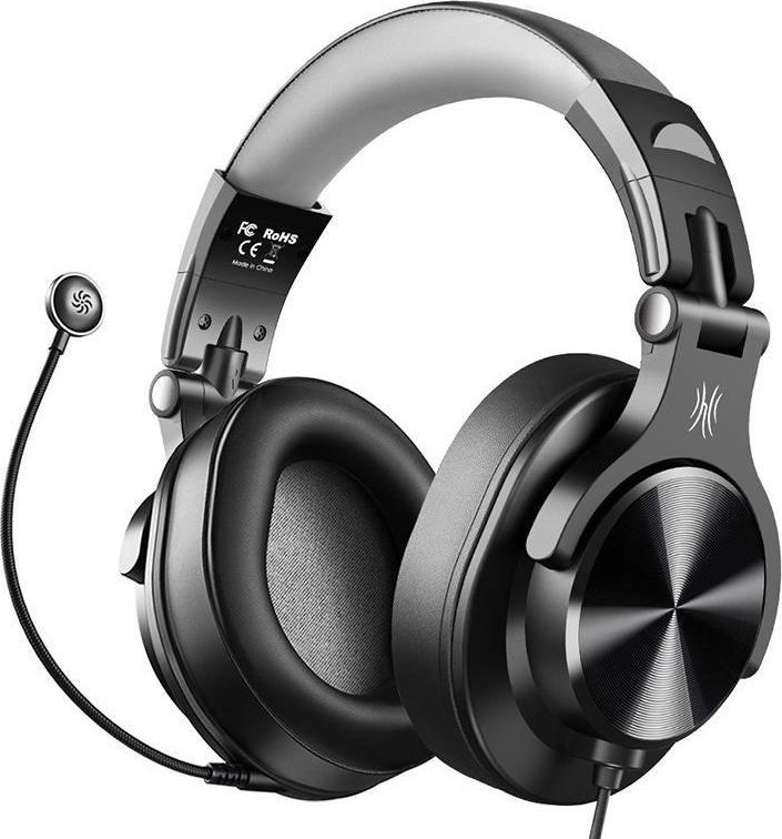 Kufje studio OneOdio A71D, on ear, me mikrofon, të zeza