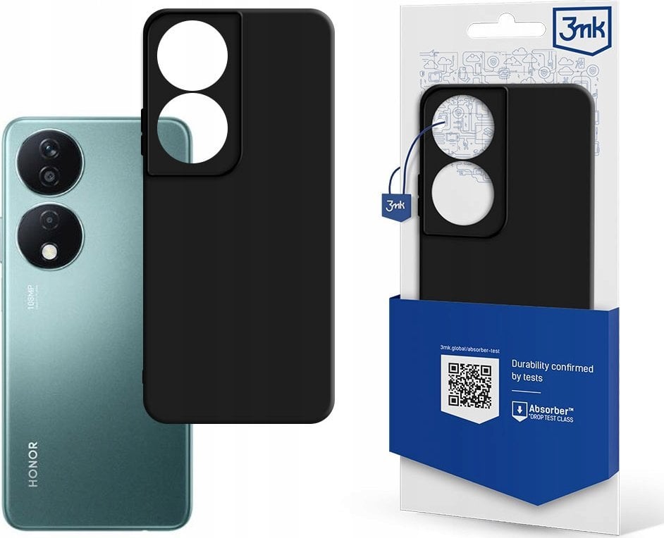 Etui telefoni 3mk Matt Case për Honor X7B, TPU, mat, i zi