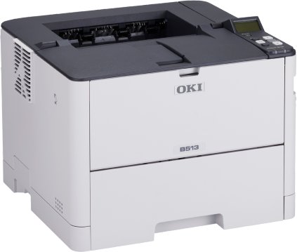 Printer LED mono A4 OKI B513dn, rrjetë, printim dupleks, i bardhë