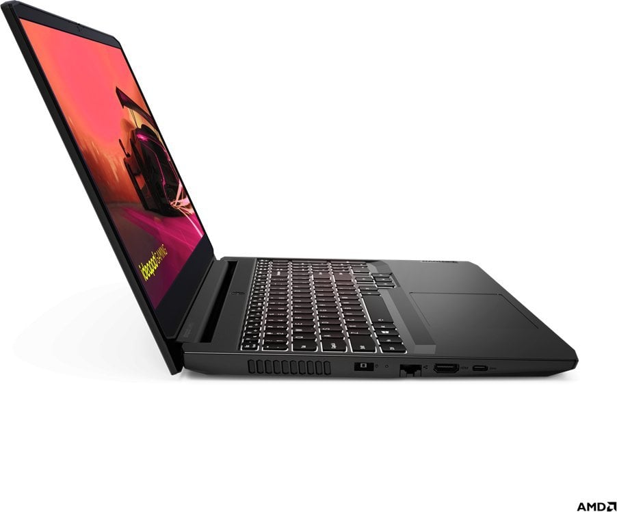 Лаптоп Lenovo IdeaPad Gaming, 15.6" 144 Hz, AMD Ryzen 5 5500H, 16 GB RAM, 512 GB SSD, Nvidia GeForce RTX 2050