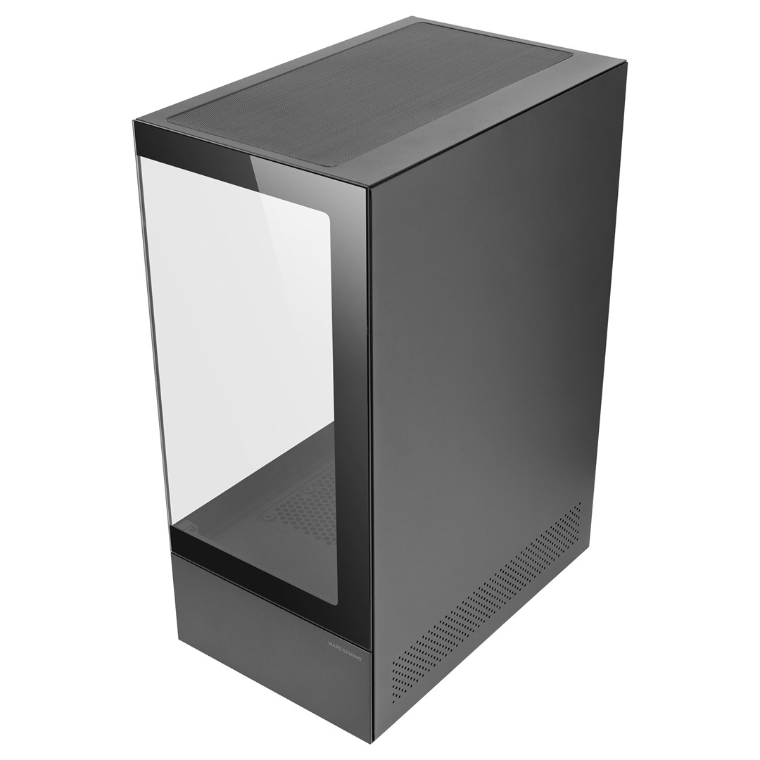Kuti gaming Mars Gaming MC-XO, ATX Mid-Tower, xham i temperuar, e zezë
