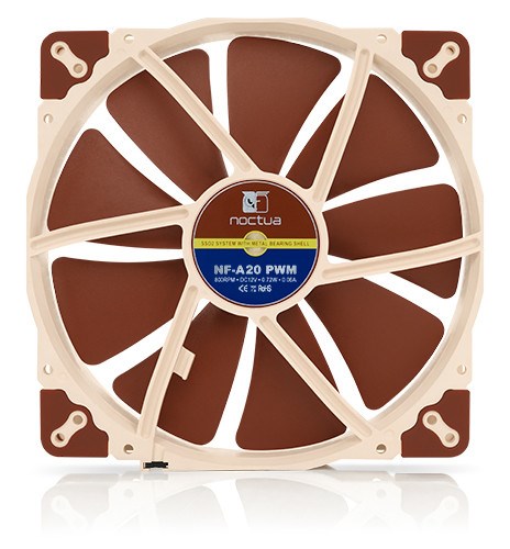 Ftohës Noctua NF-A20 PWM, 20 cm, i bronztë / bezhë