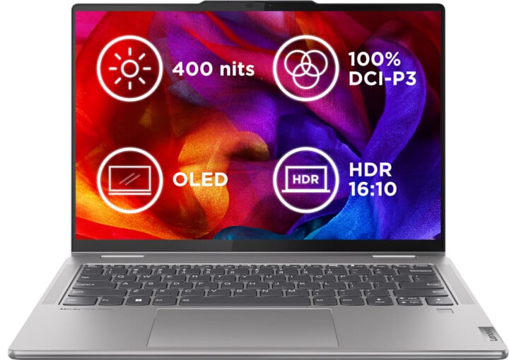 [OUTLET] Laptop Lenovo Yoga 7 2-in-1 14AHP9, 14", AMD Ryzen 5 8640HS, 16GB RAM, 512GB SSD, AMD Radeon 760M Graphics, i argjendtë