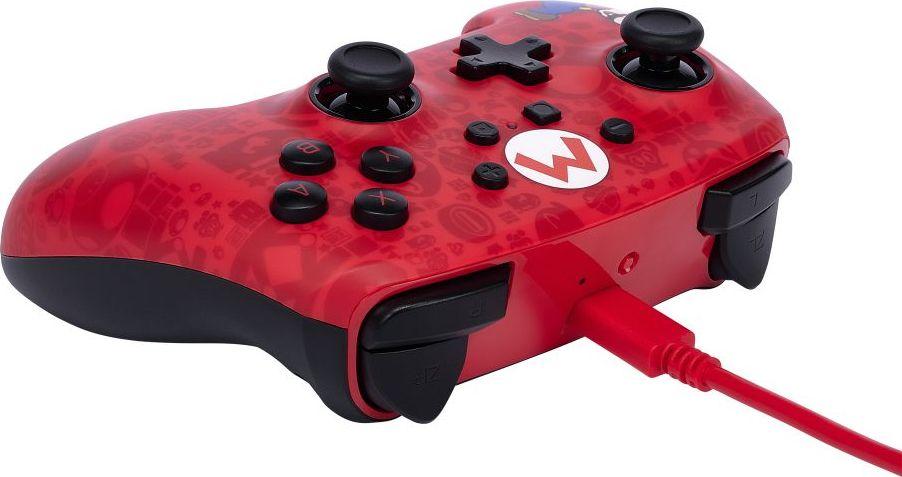Kontroller PowerA Here We Go Mario, wireless, i kuq