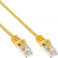 Kabllo rrjeti InLine 72522Y, SF/UTP Cat 5e, 0.25m, e verdhë
