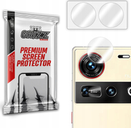 Mbrojtës kamerë për telefon Nubia Z70 Ultra, xham hibrid, set 2 copë, transparent