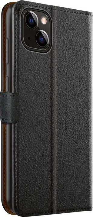 Këllëf portofol Xqisit Slim Wallet për iPhone 14 6.1", me mbajtëse karta, i zi