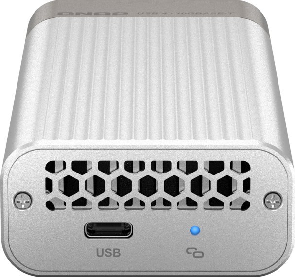 Adapter rrjeti QNAP QNA-UC5G1T, USB 4 Type C në 10GBASE T, 10000 Mbit/s, gri