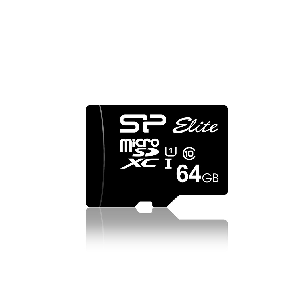 Kartë e memories Silicon Power Elite, MicroSDXC, 64 GB, Class 10 + përshtatës SD