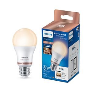 Llambë inteligjente Philips WiZ A60 E27, 60W LED, e bardhë e ngrohtë dhe e ftohtë, e bardhë