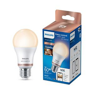 Llambë inteligjente Philips WiZ A60 E27, 60W LED, e bardhë e ngrohtë dhe e ftohtë, e bardhë