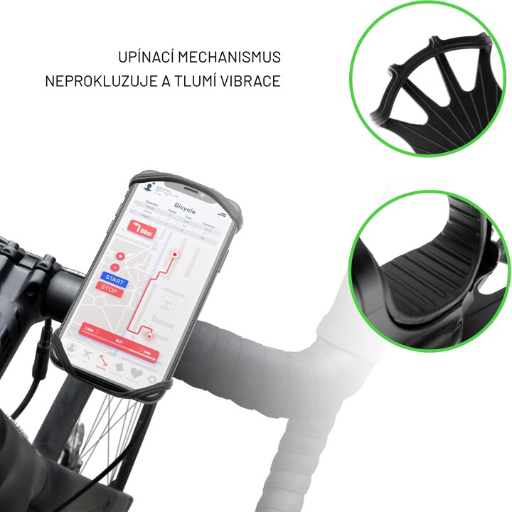 Mbajtëse për celular FIXED, e zezë