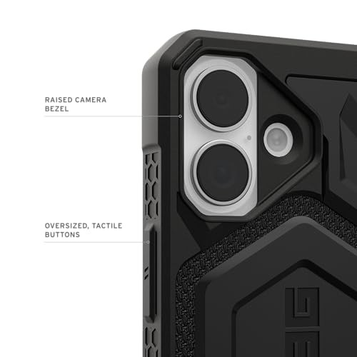 Mbulesë telefoni UAG Monarch Pro për iPhone 17, kompatibile me MagSafe, Kevlar, e zezë