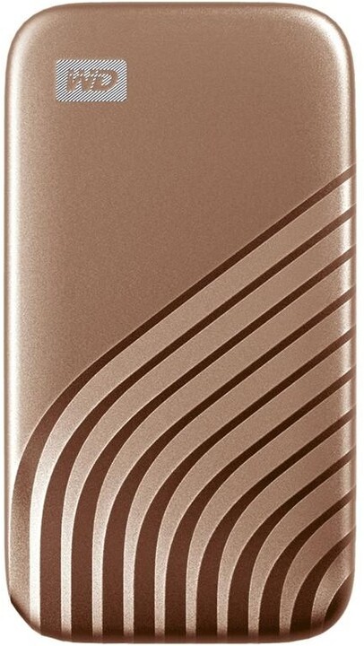 Disk i jashtëm Western Digital My Passport -  2TB, i artë