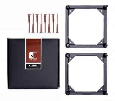 Adapter ventilatori Noctua NA-SFMA1, 120mm në 140mm, set 2 pjesë, i zi
