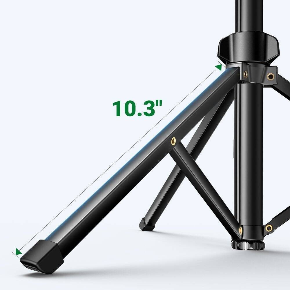 Selfie stick Ugreen LP680, tripod me telekomandë Bluetooth, 1.7m, i zi