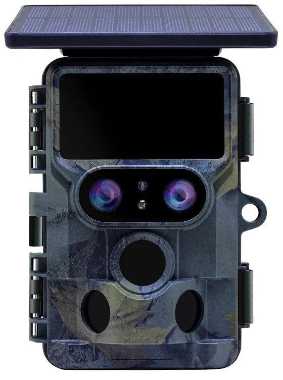 Kamerë survejimi Stealth Gear Nightjar Dual Cam, 4K, WiFi solar, kamuflazh