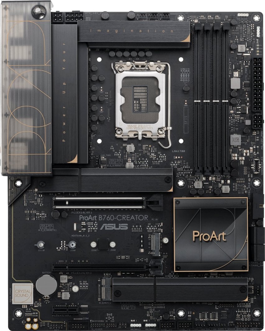 Pllakë amë ASUS PROART B760-CREATOR, Intel B760, Socket 1700, 4 slota, ATX