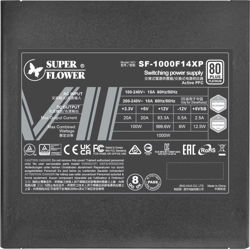 Burim energjie Super Flower Super Flower Leadex VII PRO ATX 3.0, 1000W