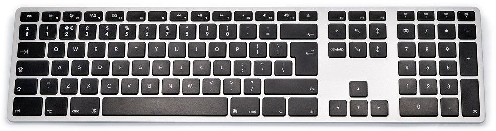 Tastierë Matias FK418BTLB-UK, wireless, UK, e argjendtë