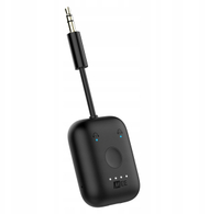 Adapter audio Bluetooth Mee Audio Connect Air, për avion, mbështet deri 2 kufje, i zi