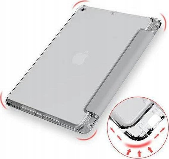 Mbulesë Mercury Clear Back Cover për iPad 10.9" 10 Gen 2022, mbrojtje 360°, mbajtëse për Apple Pencil, blu navy