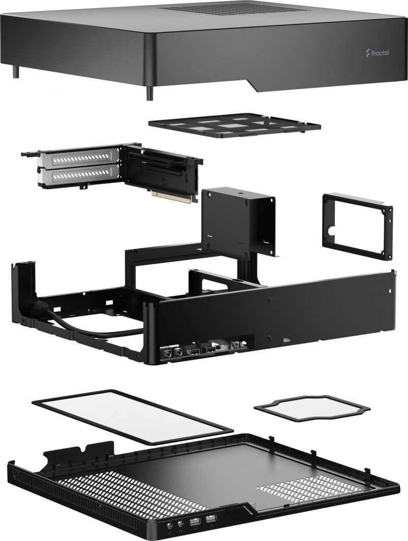Kasë Fractal Design Node 202 Anode SFX 450W, Desktop
