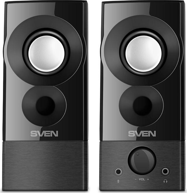 Altoparlantë kompjuteri SVEN 357 2.0, 6W, USB, të zinj
